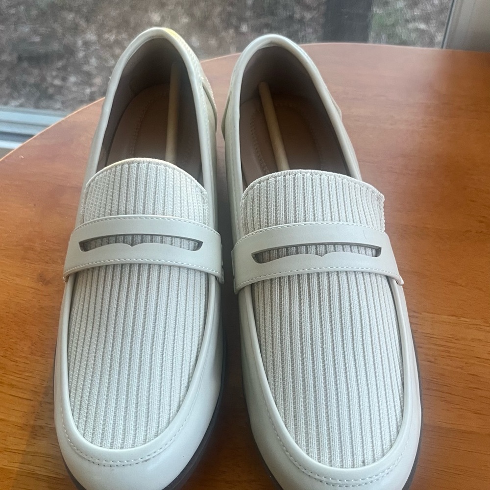 Women’s White Loafers
